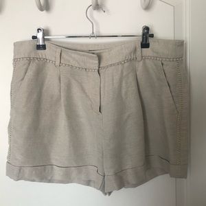 Loft linen shorts